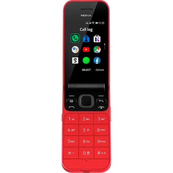 Мобільний телефон NOKIA 2720 Dual SIM TA-1175 Red Діагональ дисплея 2.8