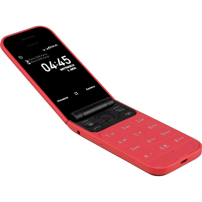 Фото Мобільний телефон NOKIA 2720 Dual SIM TA-1175 Red