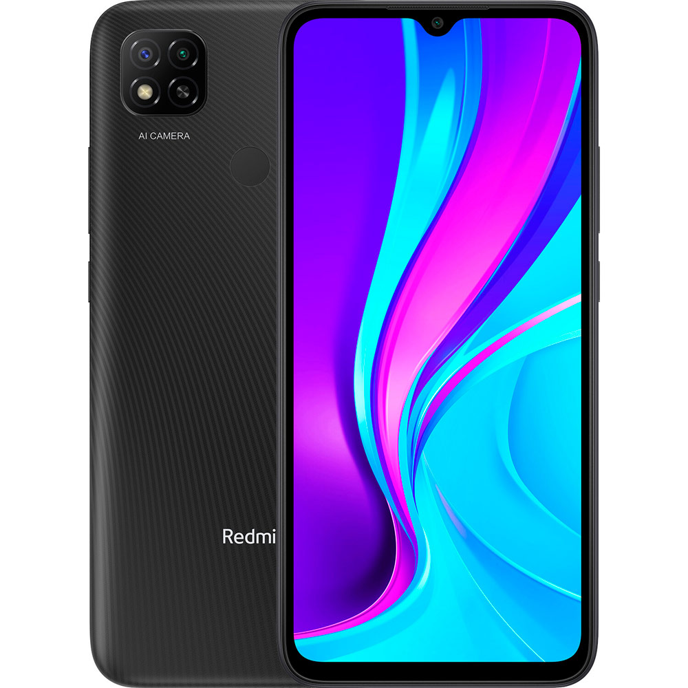 

Смартфон Xiaomi Redmi 9C 2/32GB Midnight Gray, Redmi 9C 2/32GB (midnight gray)