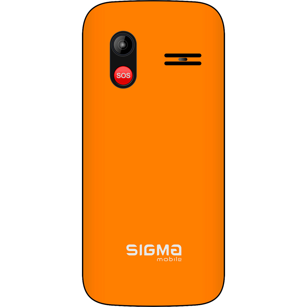 Мобільний телефон SIGMA Comfort 50 HIT Dual Sim Orange Діагональ дисплея 1.77