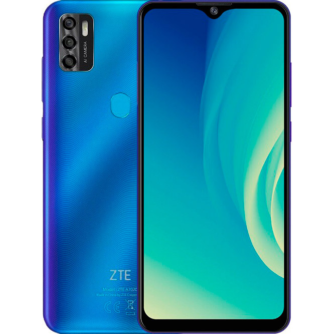 Смартфон ZTE BLADE A7S 2020 3/64 GB Dual Sim Blue