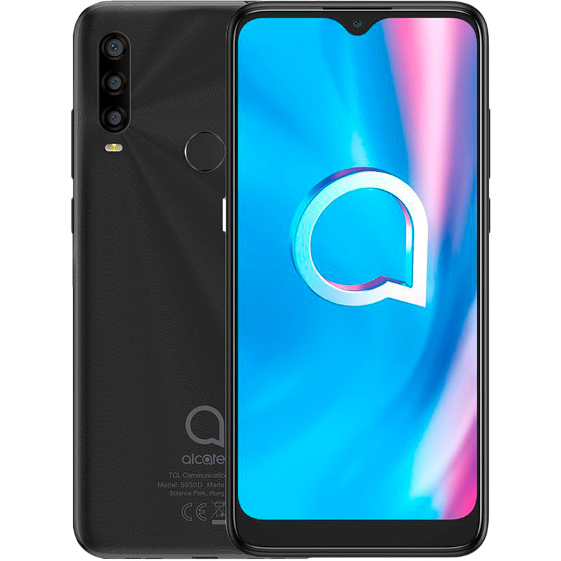 Смартфон Alcatel 1SE (5030D) 3/32GB Dual SIM Power Gray (5030D-2AALUA2)