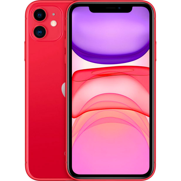 Смартфон APPLE iPhone 11 64GB Red (MHDD3) (без адаптера)