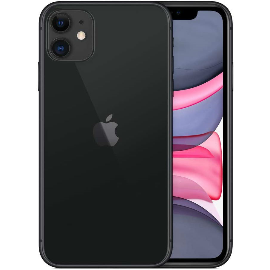 Смартфон APPLE iPhone 11 128GB Black (MHDH3) (без адаптера) Встроенная память, Гб 128