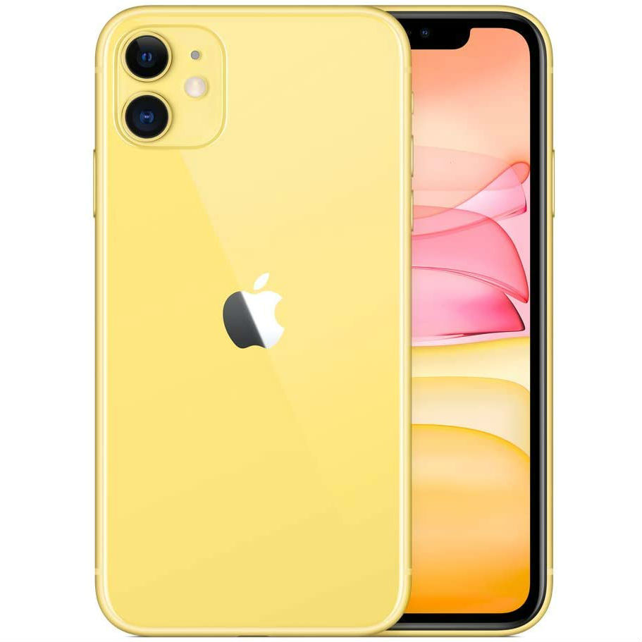 Смартфон APPLE iPhone 11 128GB Yellow (MHDL3) (без адаптера) Встроенная память, Гб 128