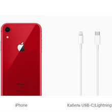 Смартфон APPLE iPhone XR 128GB Red (MH7N3) (без адаптера)