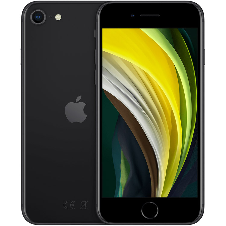 Акция на Смартфон APPLE iPhone SE 128GB Black (MHGT3) (без адаптера) от Foxtrot