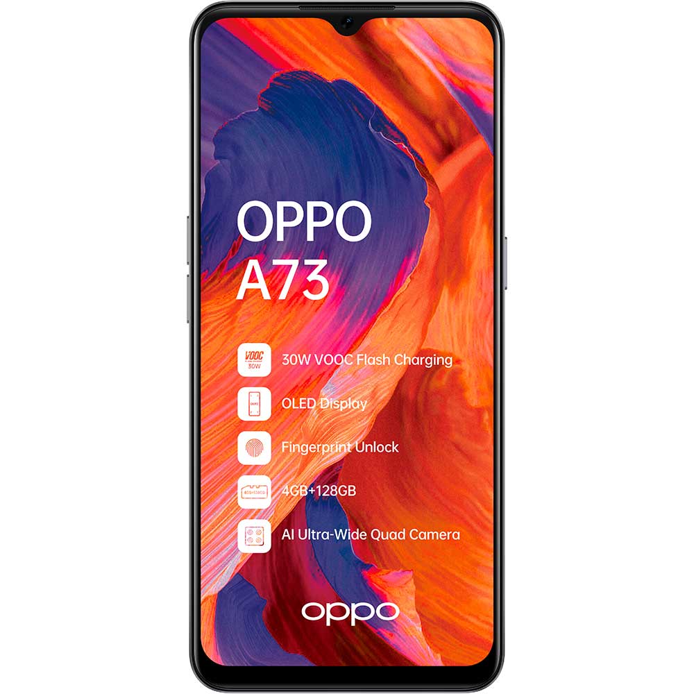 Смартфон OPPO A73 4/128GB Navy Blue Вбудована пам’ять, Гб 128