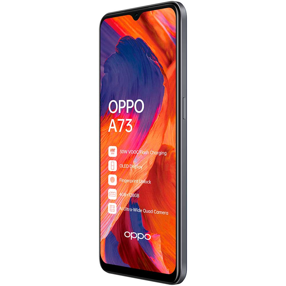 Смартфон OPPO A73 4/128GB Navy Blue Матриця AMOLED