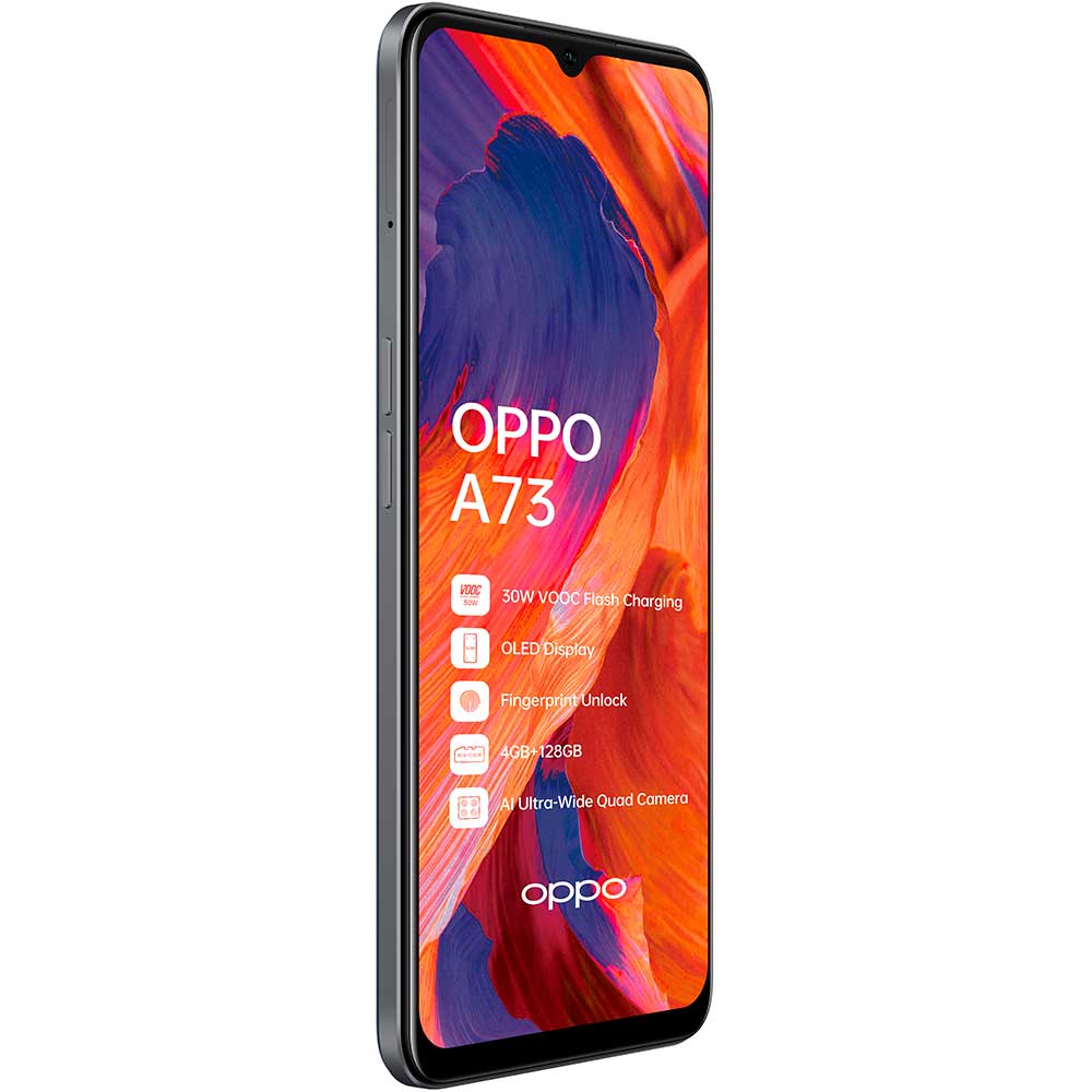 Зовнішній вигляд Смартфон OPPO A73 4/128GB Navy Blue