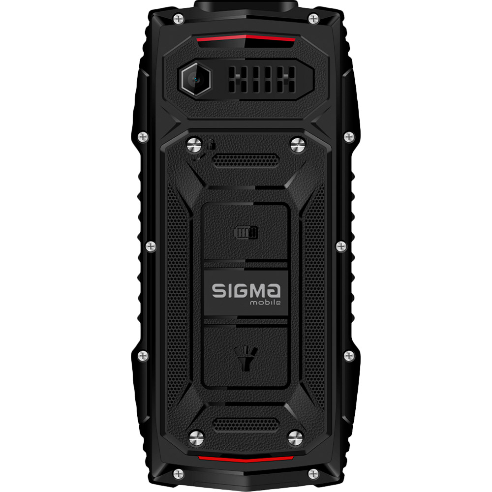 Мобильный телефон SIGMA X-treme AZ68 Dual Sim Black/Red (4827798374924)