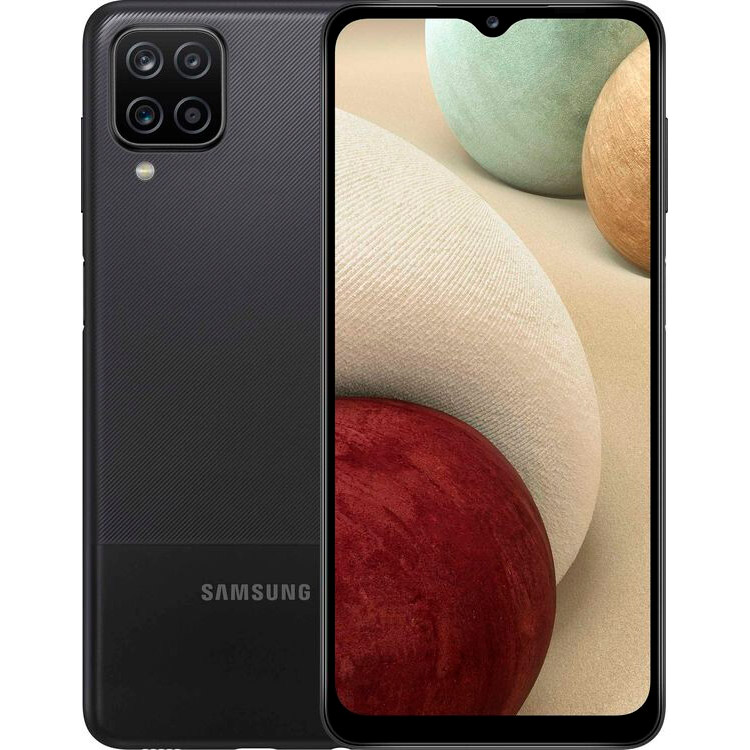 Смартфон SAMSUNG Galaxy A12 4/64 Gb Dual Sim Black (SM-A125FZKVSEK) Смартфон SAMSUNG Galaxy A12 4/64 Gb Dual Sim Black (SM-A125FZKVSEK)