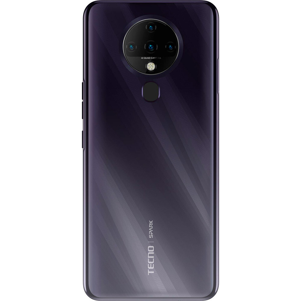 Смартфон TECNO Spark 6 (KE7) 4/128 GB Dual SIM Comet Black (4895180762079) Оперативна пам'ять, Гб 4