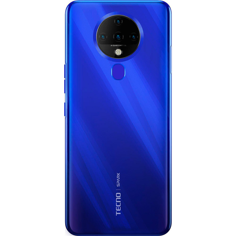 Смартфон TECNO Spark 6 (KE7) 4/128 GB Dual SIM Ocean Blue (4895180762062) Оперативна пам'ять, Гб 4