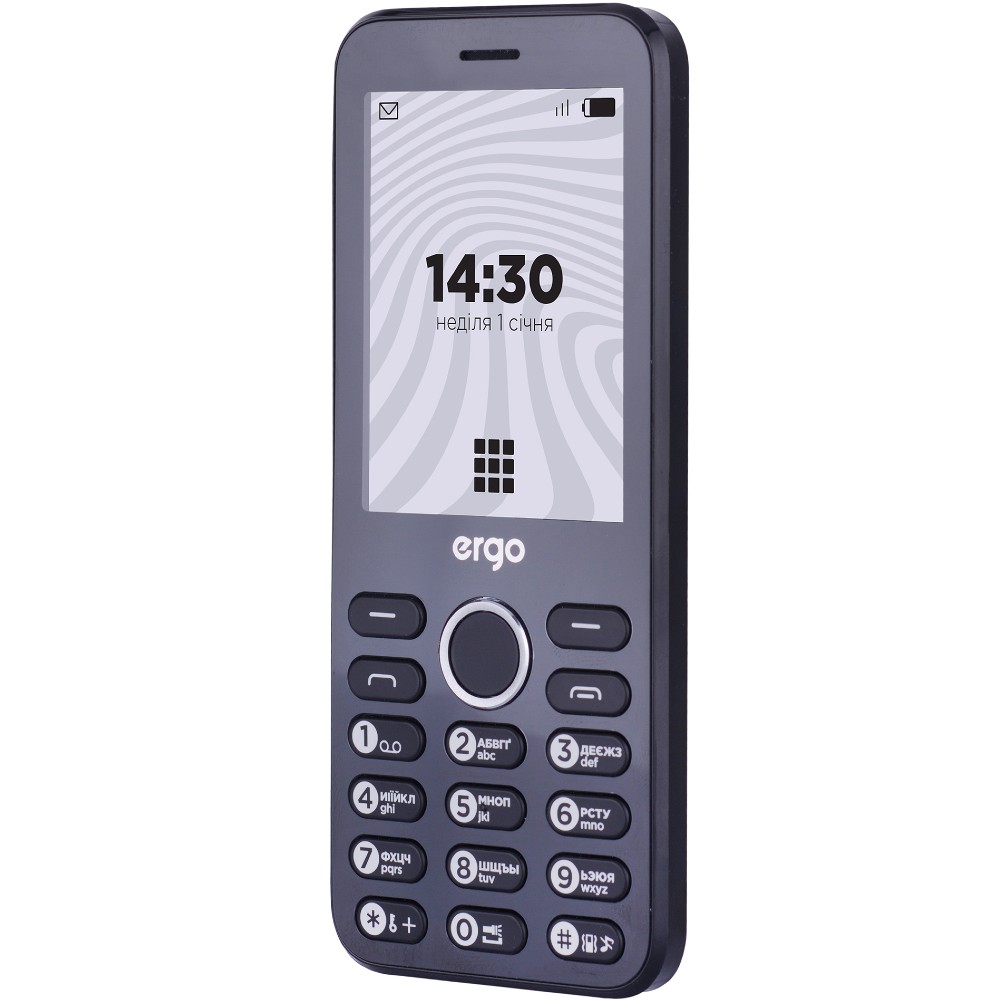 Мобильный телефон ERGO B281 Dual Sim Black Матрица TFT