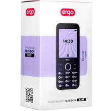 Мобильный телефон ERGO B281 Dual Sim Black