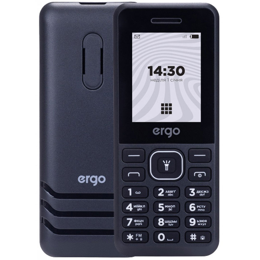 Мобильный телефон Ergo B181 Dual Sim Black