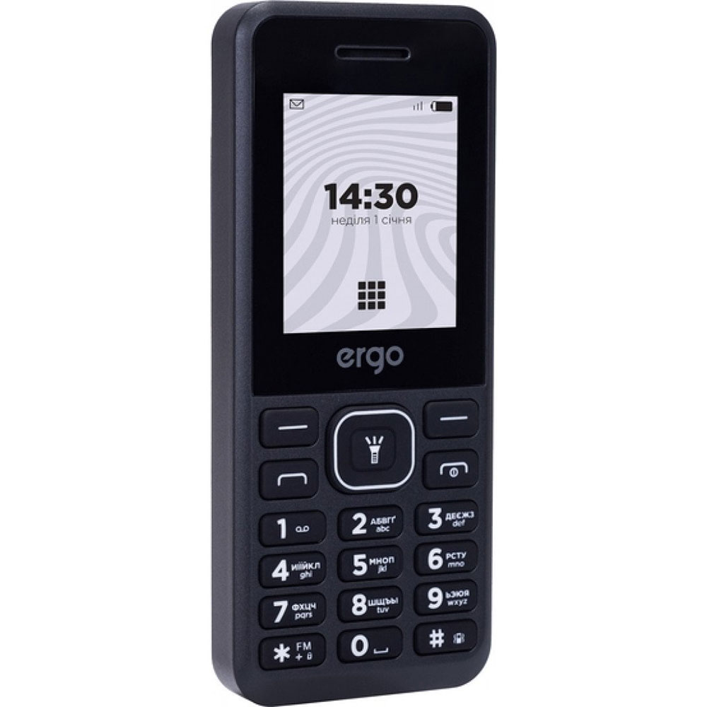 Мобильный телефон Ergo B181 Dual Sim Black Матрица TFT