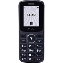 Мобильный телефон ERGO B182 Dual Sim Black