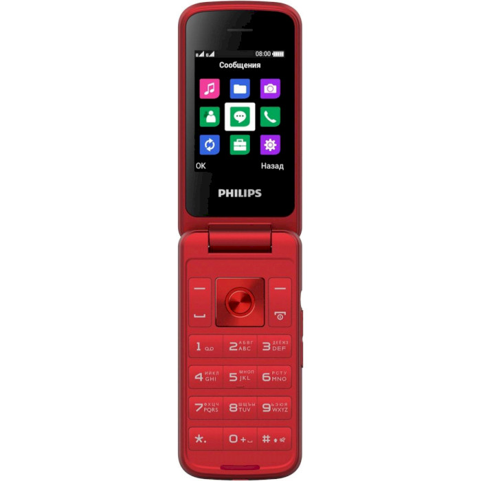 

Мобильный телефон PHILIPS E255 Xenium Red, E255 Xenium (red)