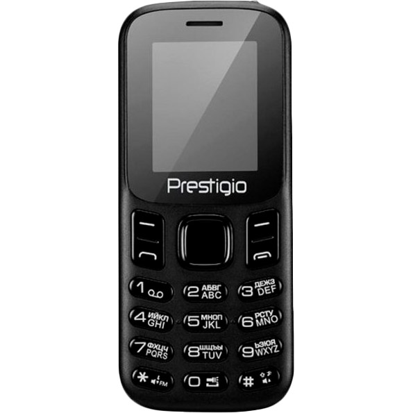 Мобільний телефон PRESTIGIO Wize J1 Black (PFP1184DUOBLACK)