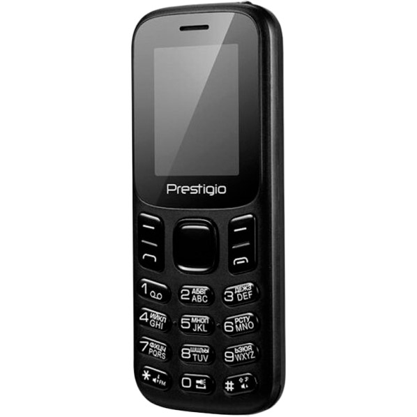 Мобільний телефон PRESTIGIO Wize J1 Black (PFP1184DUOBLACK) Діагональ дисплея 1.8