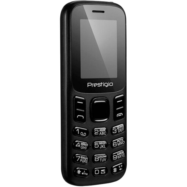 Мобільний телефон PRESTIGIO Wize J1 Black (PFP1184DUOBLACK) Матриця TFT