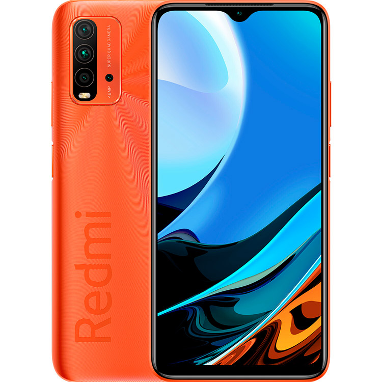 Смартфон XIAOMI Redmi 9T 4/64 Gb Dual Sim Sunrise Orange