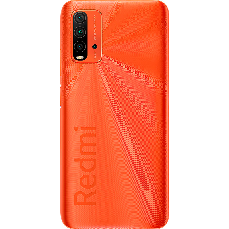 Смартфон XIAOMI Redmi 9T 4/64 Gb Dual Sim Sunrise Orange Оперативная память, Гб 4