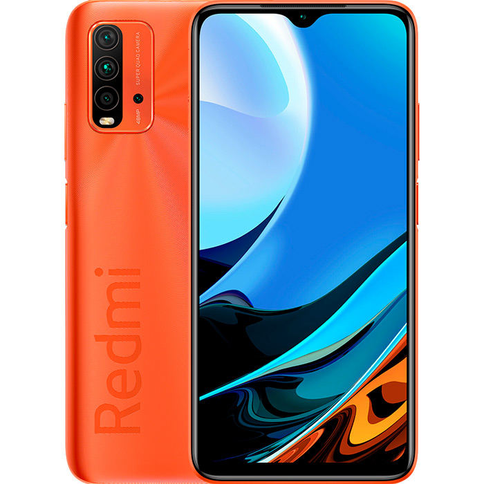 Смартфон XIAOMI Redmi 9T 4/128 GB Dual Sim Sunrise Orange