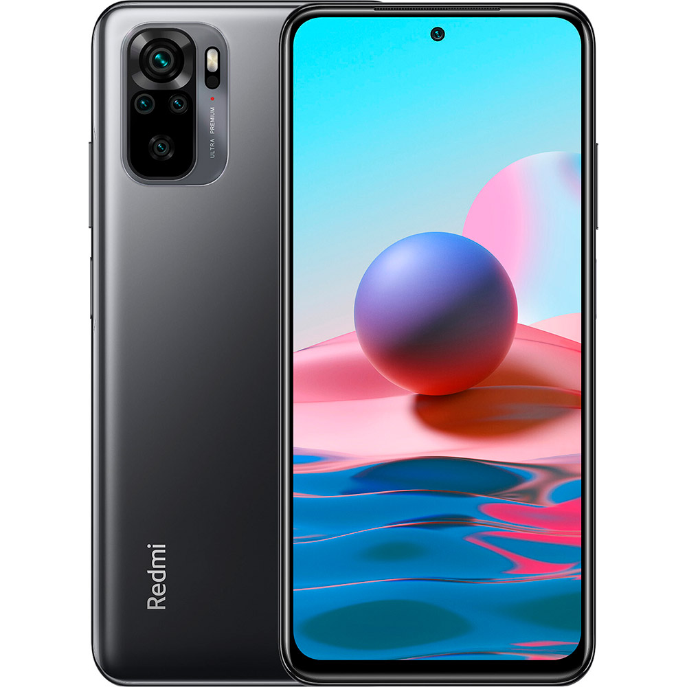 

Смартфон XIAOMI Redmi Note 10 4/128 Gb Dual Sim Onyx Gray, Redmi Note 10 4/128GB (onyx gray)