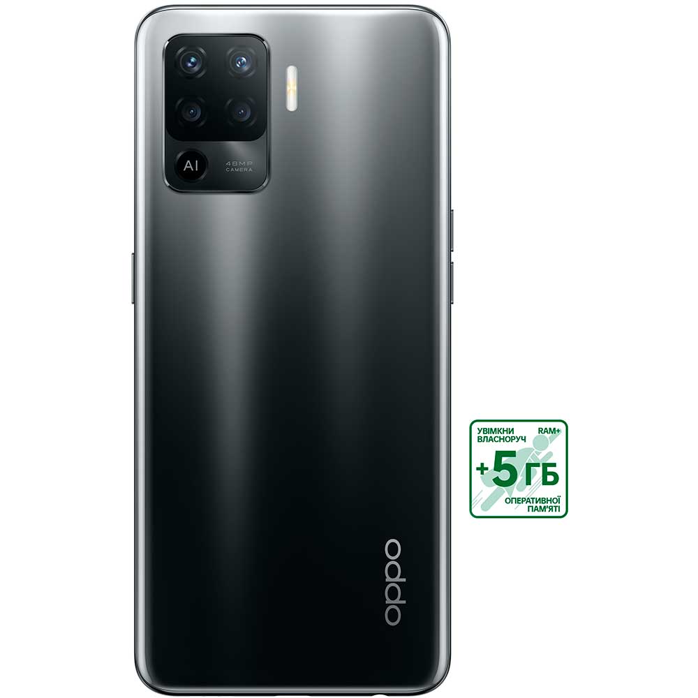 Смартфон OPPO Reno5 Lite 8/128 Gb Dual Sim Black Диагональ дисплея 6.43