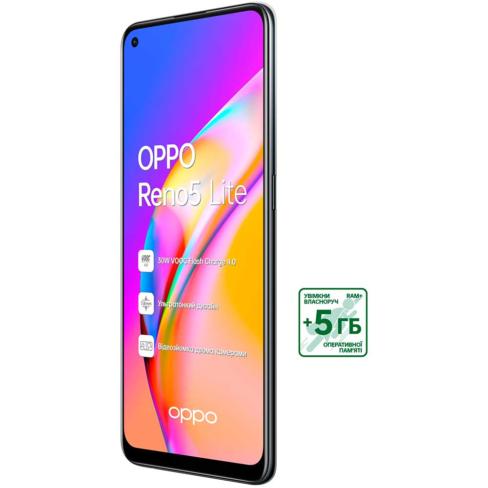 Внешний вид Смартфон OPPO Reno5 Lite 8/128 Gb Dual Sim Black