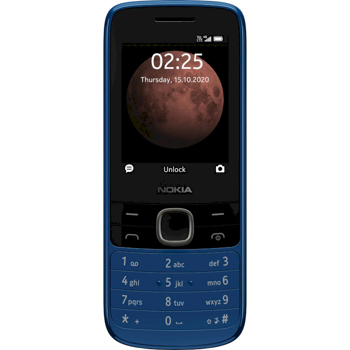 Мобільний телефон NOKIA 225 4G Dual SIM Blue (16QENL01A01)