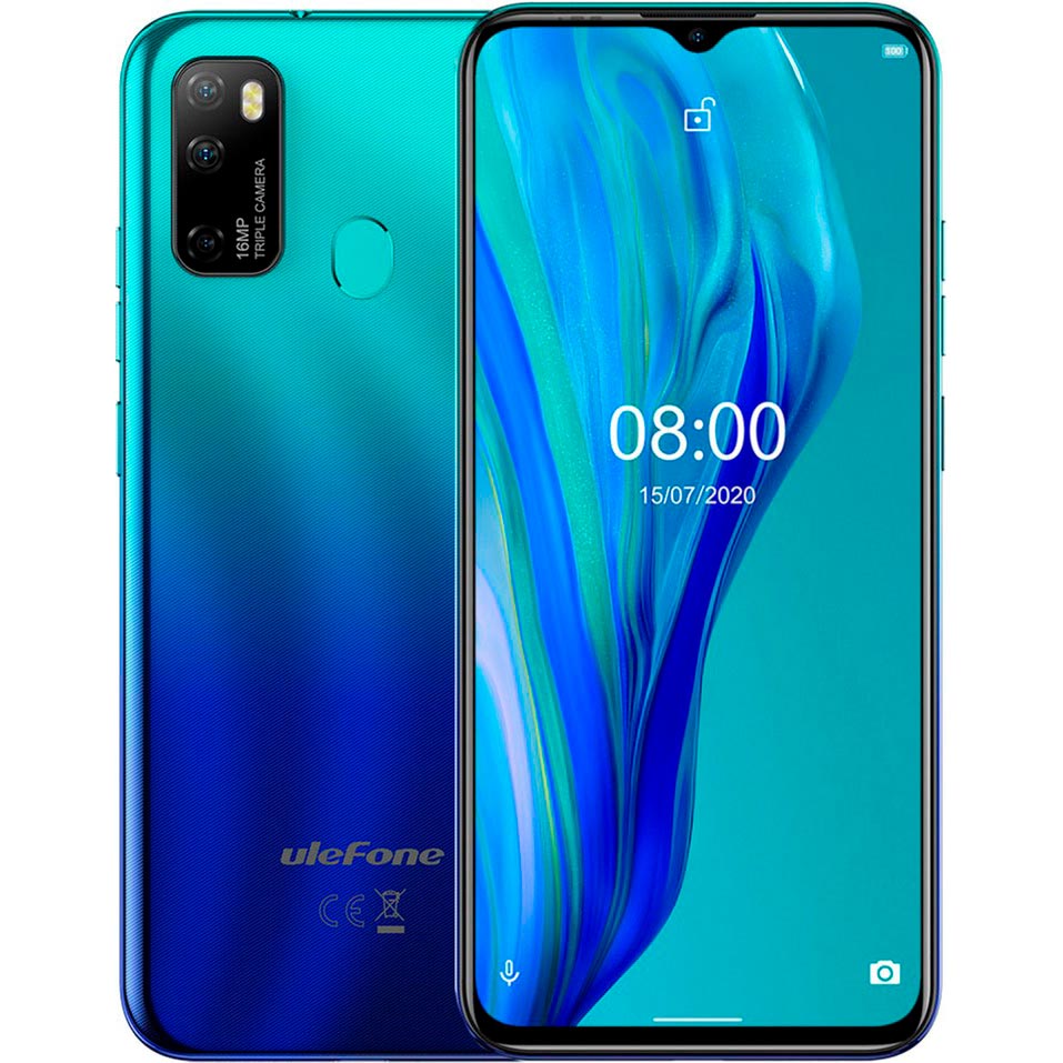 

Смартфон ULEFONE Note 9P 4/64GB Aurora Blue, Note 9P 4/64GB (aurora blue)