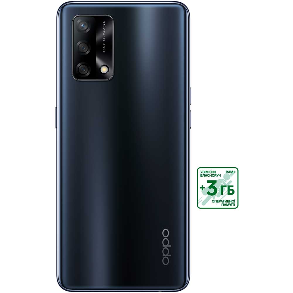 Смартфон OPPO A74 4/128 GB Prism Black Діагональ дисплея 6.43