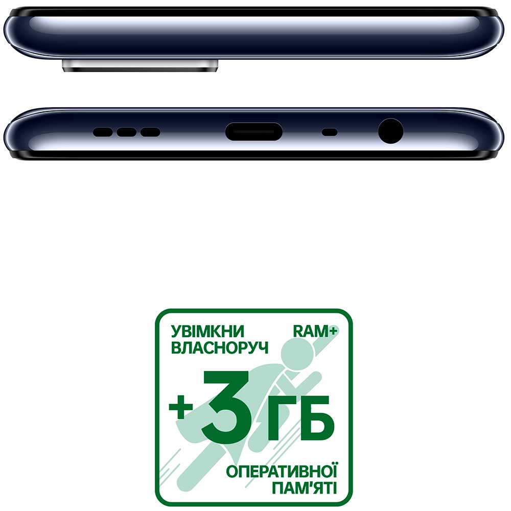 Зображення Смартфон OPPO A74 4/128 GB Prism Black