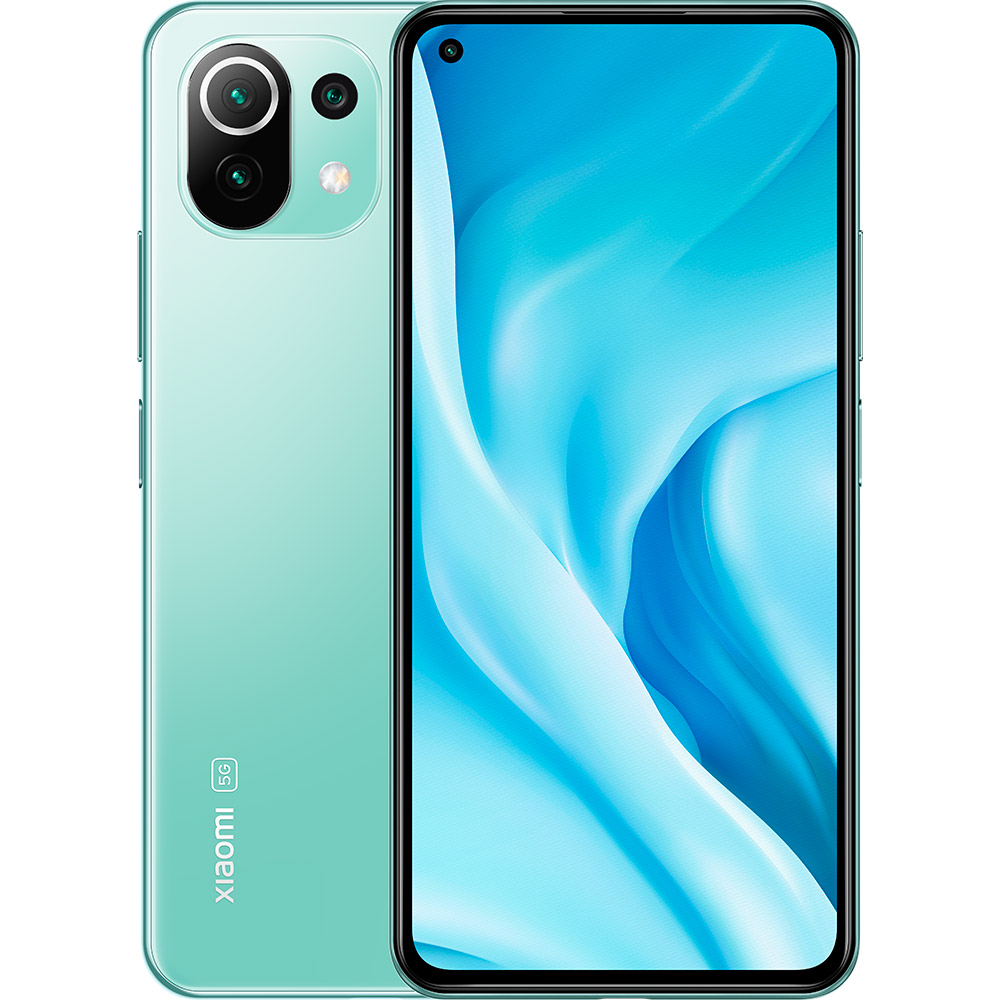 XIAOMI Mi 11 Lite 5G 8/128Gb Mint Green (MZB09AJEU) купить в Киеве ➦ лучшая  цена в Фокстрот по всей Украине: Харьков, Днепр, Одесса, Николаев, Запорожье