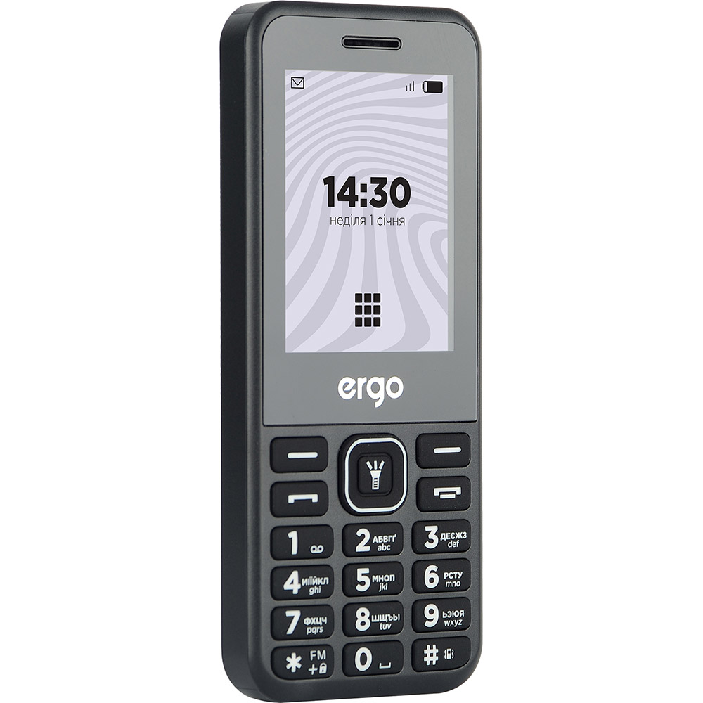 Фото 3 Мобільний телефон ERGO B242 Dual Sim Black