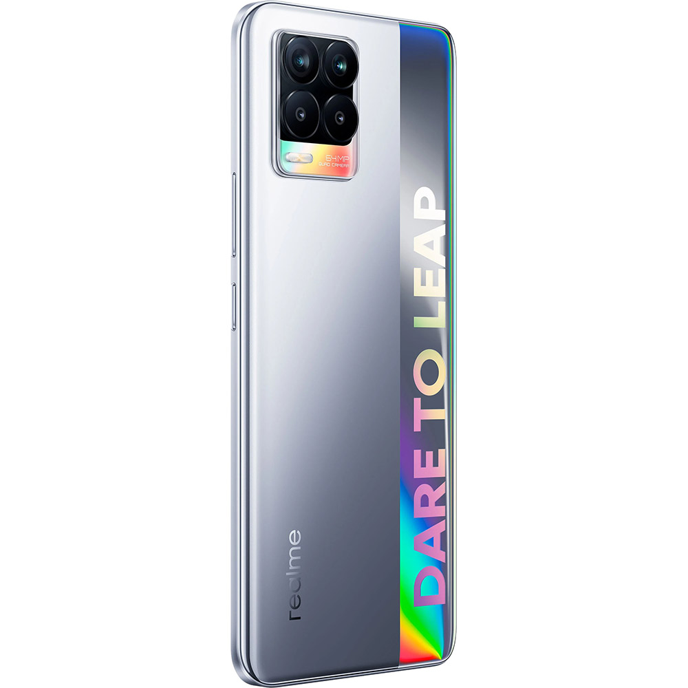 Внешний вид Смартфон REALME 8 6/128 Gb Dual Sim Cyber Silver (RMX3085)