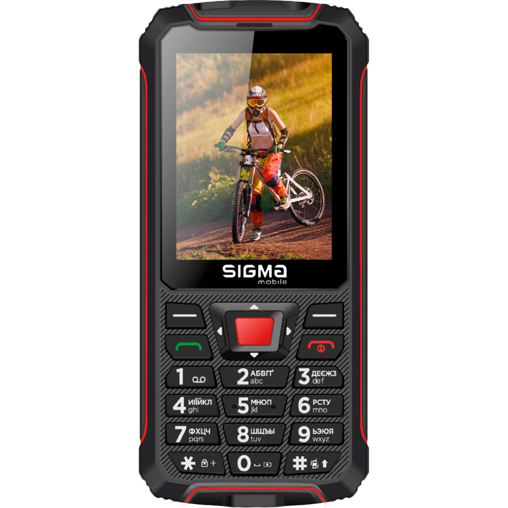 Мобильный телефон SIGMA X-treme PR68 Black/Red (4827798122129) купить в  Киеве ➦ лучшая цена в Фокстрот по всей Украине: Харьков, Днепр, Одесса,  Николаев, Запорожье