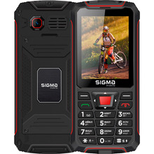 Мобильный телефон  SIGMA X-treme PR68 Black/Red (4827798122129)