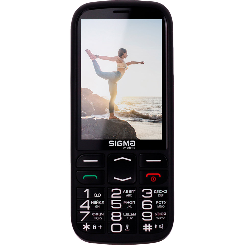 Мобильный телефон SIGMA Comfort 50 CF211 OPTIMA Black (4827798122211)  купить в Киеве ➦ лучшая цена в Фокстрот по всей Украине: Харьков, Днепр,  Одесса, Николаев, Запорожье