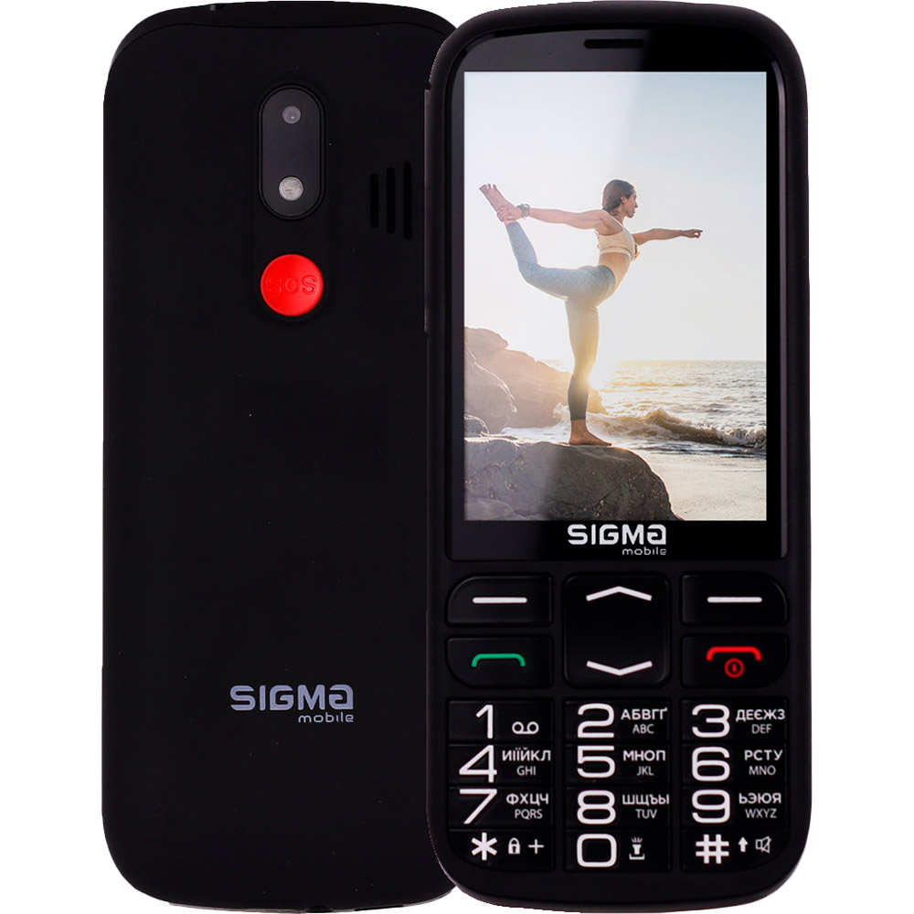 Мобильный телефон SIGMA Comfort 50 CF211 OPTIMA Black (4827798122211)  купить в Киеве ➦ лучшая цена в Фокстрот по всей Украине: Харьков, Днепр,  Одесса, Николаев, Запорожье