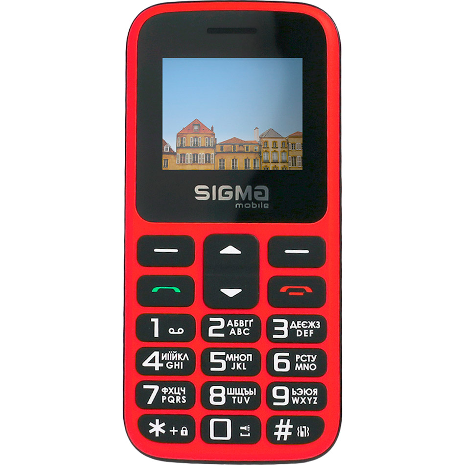 Мобильный телефон SIGMA Comfort 50 HIT2020 Red (4827798120958) Диагональ дисплея 1.77