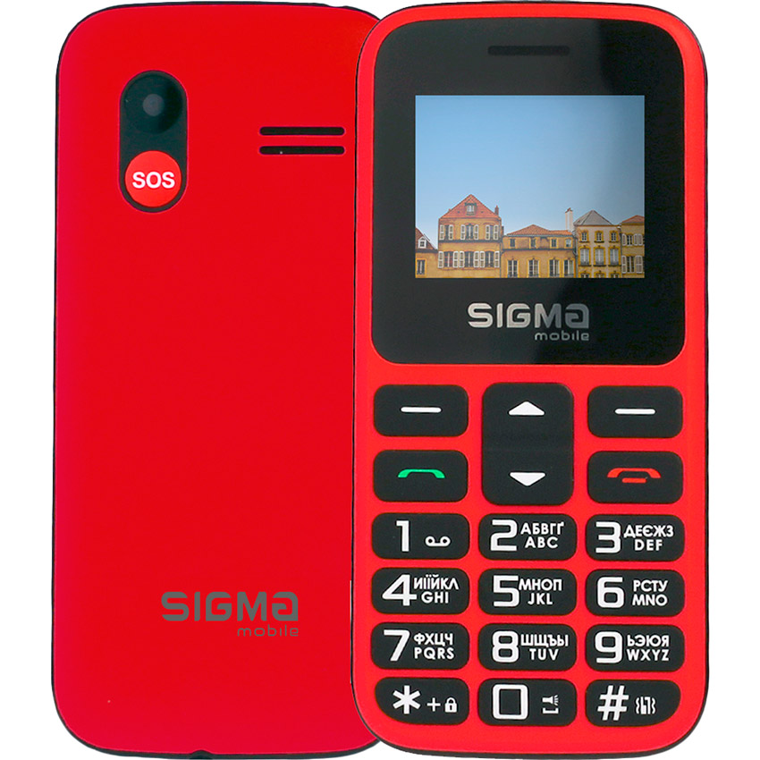 Мобильный телефон SIGMA Comfort 50 HIT2020 Red (4827798120958)