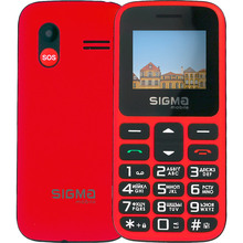 Мобільний телефон SIGMA Comfort 50 HIT2020 Red (4827798120958)