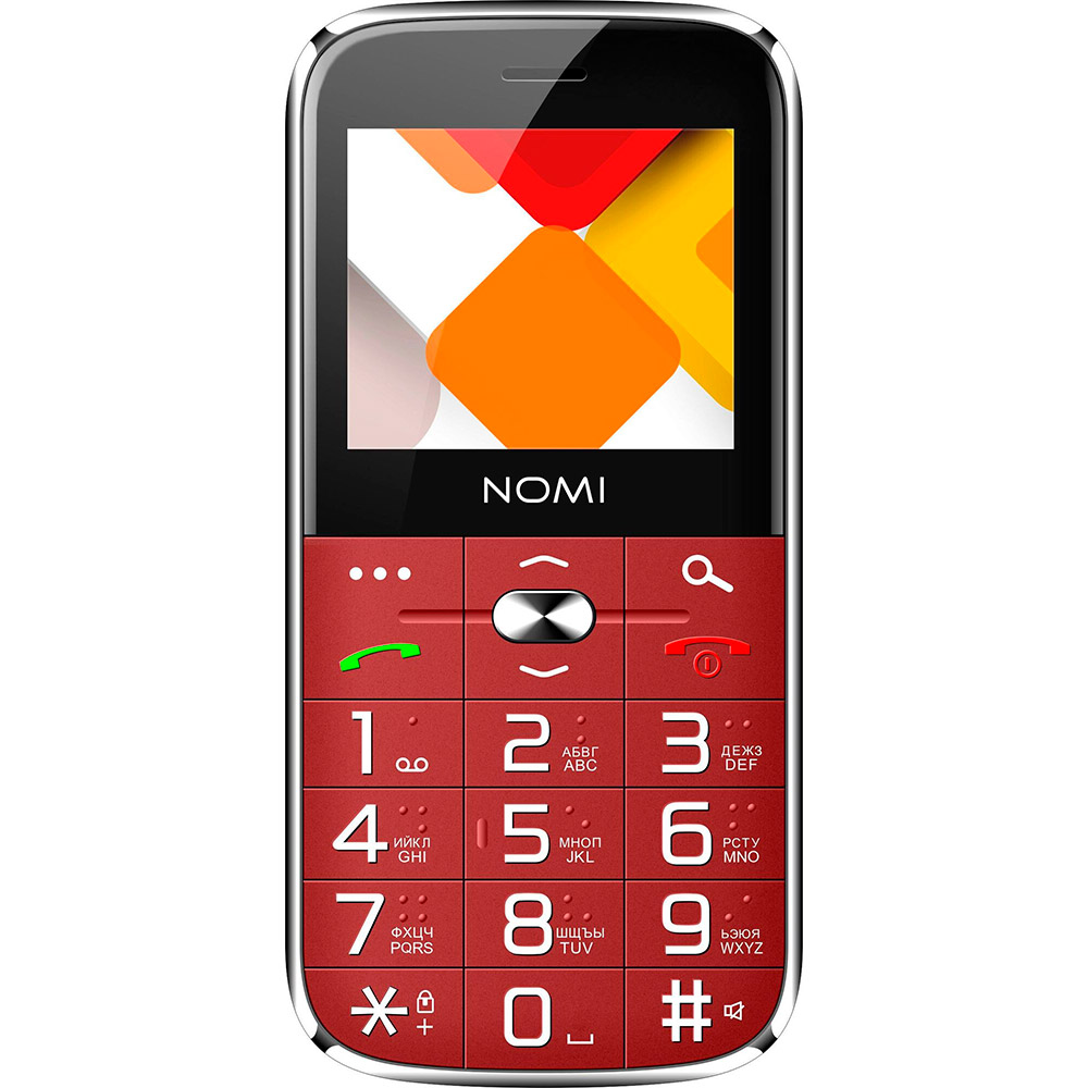 Мобільний телефон NOMI i220 Dual Sim Red Матриця TFT