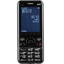 Мобільний телефон 2E E240 POWER Dual Sim Black (680576170088)