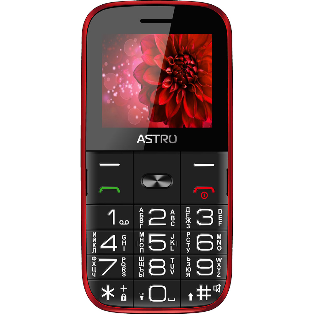 

Мобильный телефон Astro A241 Dual SIM Red (1682), A241 Dual Sim (red)